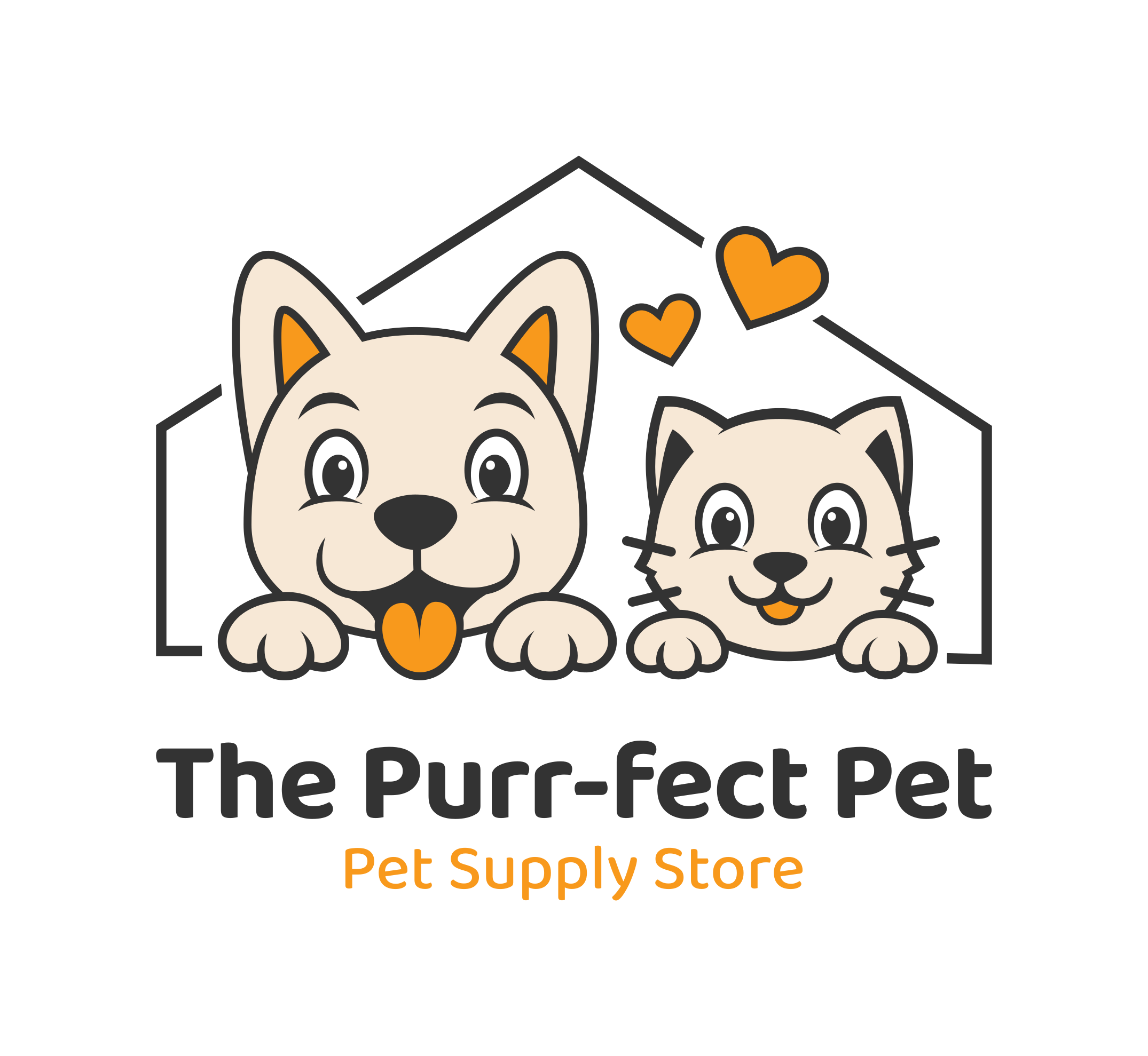 The Purrfect Pet Supply Store logo