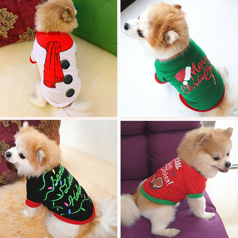 Pet Christmas Vest Shirt