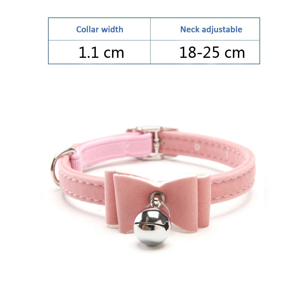 Cat Collar With Bell Collar For Cats Kitten Puppy Leash Collars For Cats Dog Chihuahua Pet Cat Collars Leashes Lead Pet Supplies